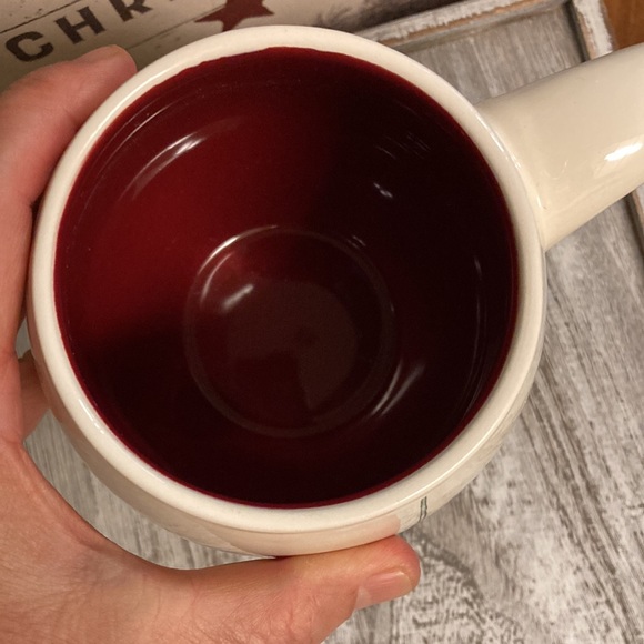 Rae Dunn Mistletoe "KISS" CERAMIC Mug - Picture 11 of 11